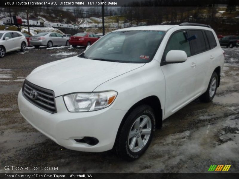 Front 3/4 View of 2008 Highlander 4WD