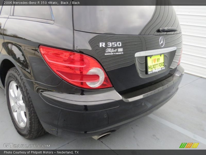 Black / Black 2006 Mercedes-Benz R 350 4Matic