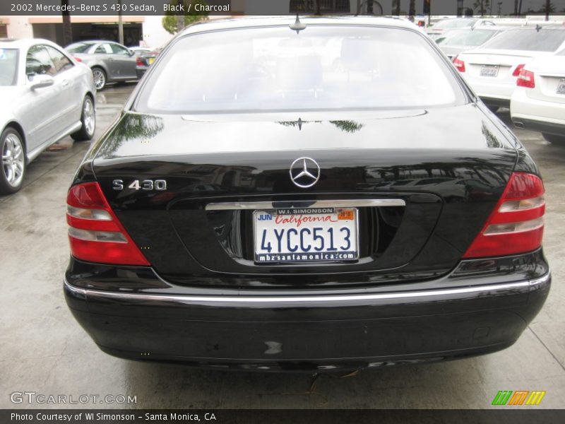 Black / Charcoal 2002 Mercedes-Benz S 430 Sedan