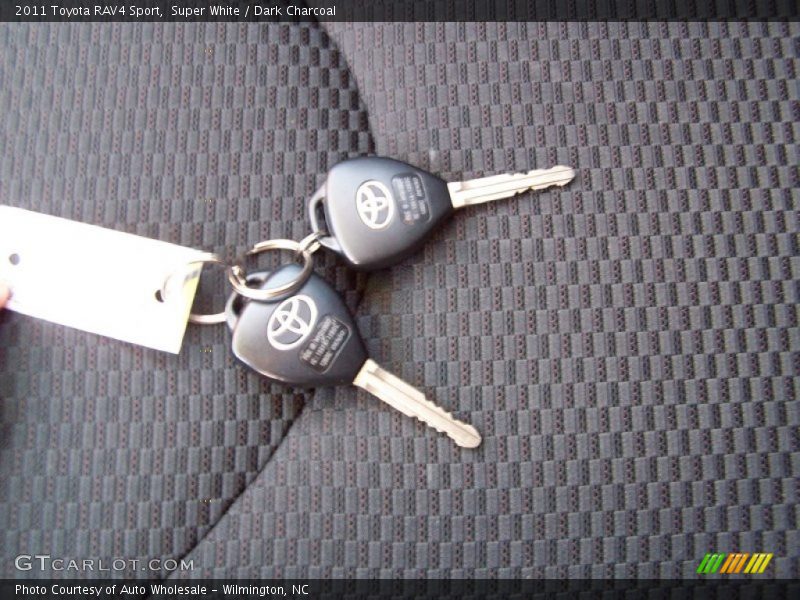 Super White / Dark Charcoal 2011 Toyota RAV4 Sport