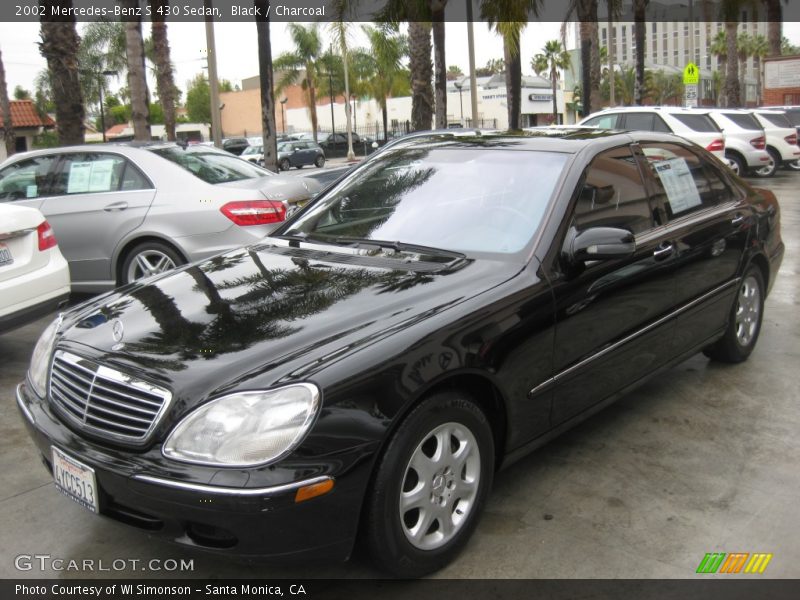 Black / Charcoal 2002 Mercedes-Benz S 430 Sedan
