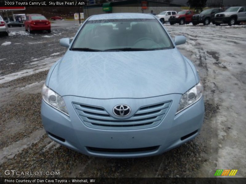 Sky Blue Pearl / Ash 2009 Toyota Camry LE