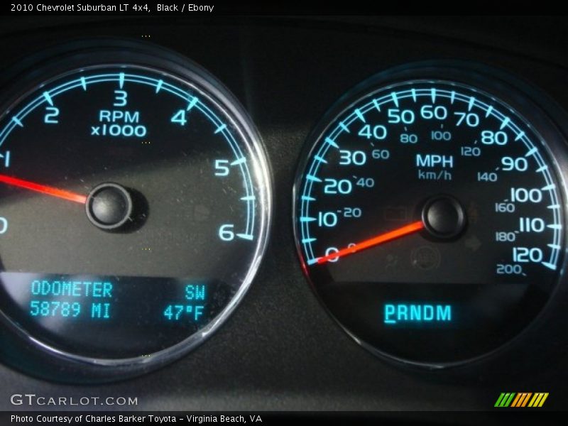 Black / Ebony 2010 Chevrolet Suburban LT 4x4