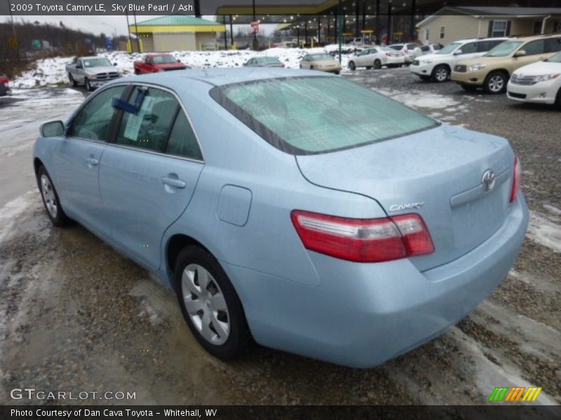 Sky Blue Pearl / Ash 2009 Toyota Camry LE
