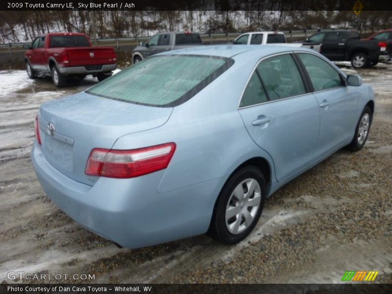 Sky Blue Pearl / Ash 2009 Toyota Camry LE
