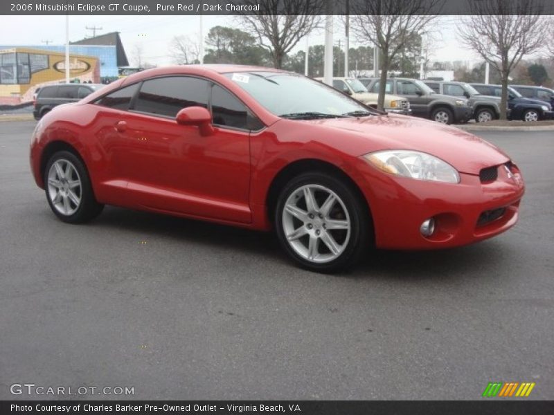 Pure Red / Dark Charcoal 2006 Mitsubishi Eclipse GT Coupe