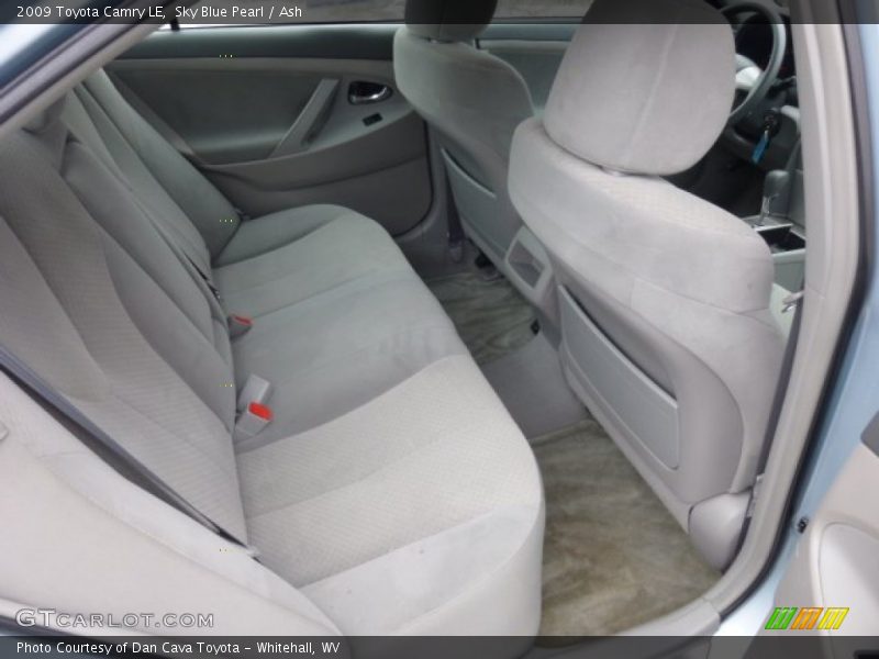 Rear Seat of 2009 Camry LE