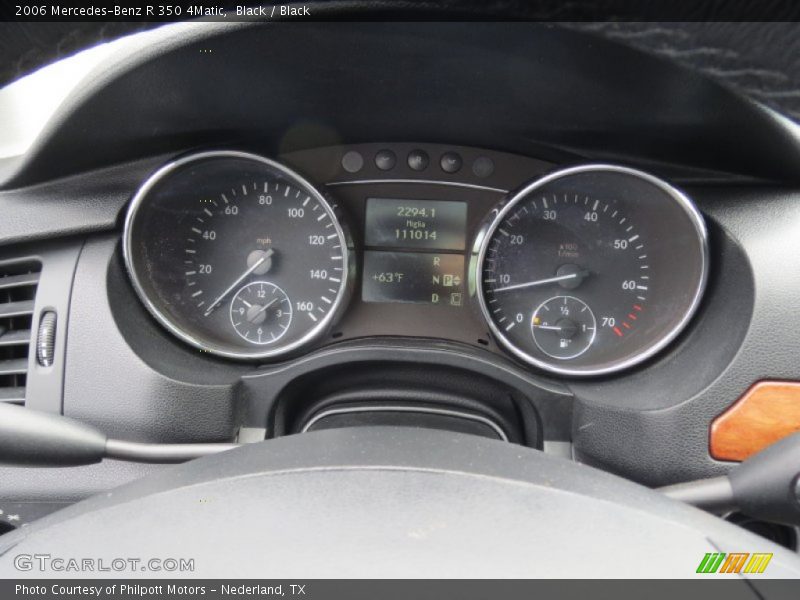 Black / Black 2006 Mercedes-Benz R 350 4Matic