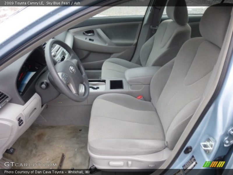 Front Seat of 2009 Camry LE
