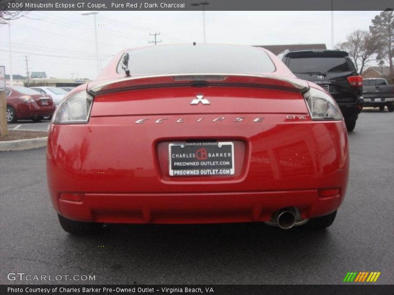 Pure Red / Dark Charcoal 2006 Mitsubishi Eclipse GT Coupe