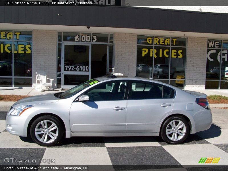 Brilliant Silver / Charcoal 2012 Nissan Altima 3.5 SR