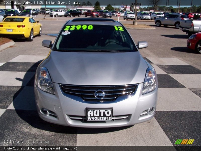 Brilliant Silver / Charcoal 2012 Nissan Altima 3.5 SR