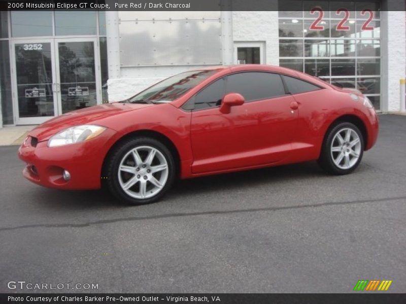 Pure Red / Dark Charcoal 2006 Mitsubishi Eclipse GT Coupe