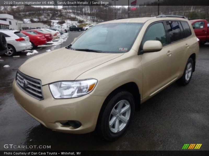 Front 3/4 View of 2010 Highlander V6 4WD