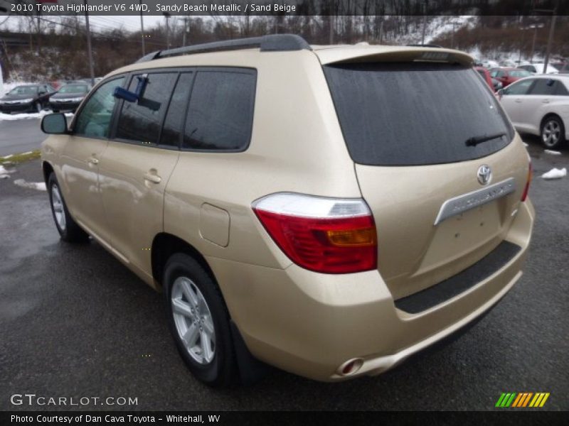  2010 Highlander V6 4WD Sandy Beach Metallic