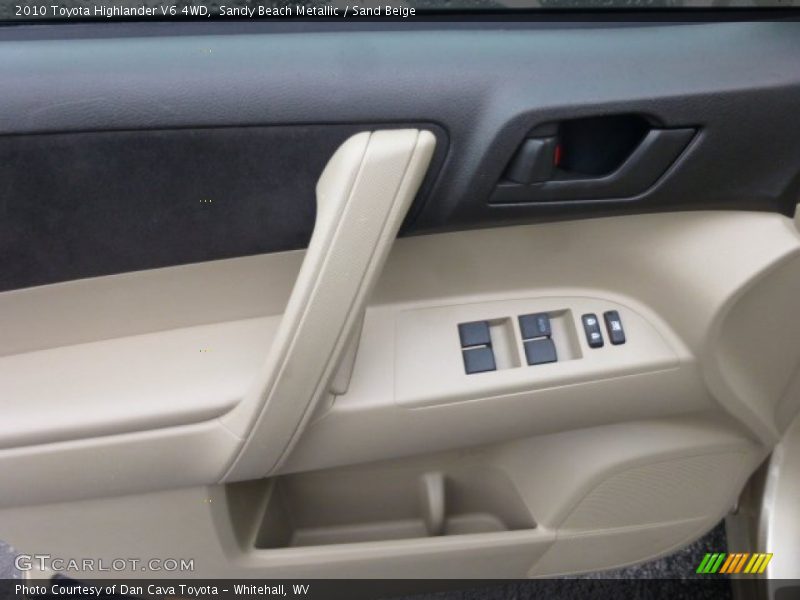 Sandy Beach Metallic / Sand Beige 2010 Toyota Highlander V6 4WD