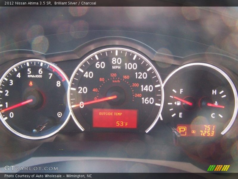 Brilliant Silver / Charcoal 2012 Nissan Altima 3.5 SR