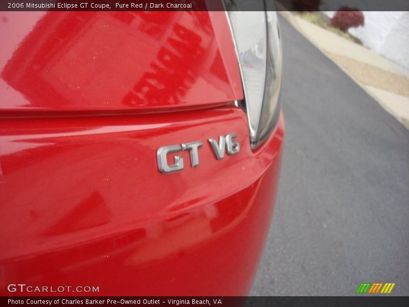 Pure Red / Dark Charcoal 2006 Mitsubishi Eclipse GT Coupe