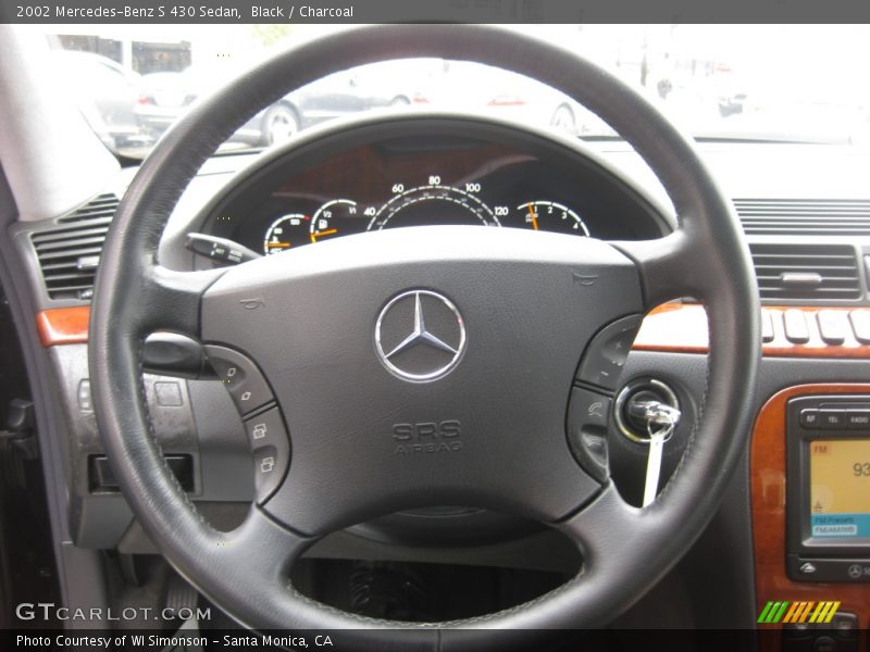 Black / Charcoal 2002 Mercedes-Benz S 430 Sedan