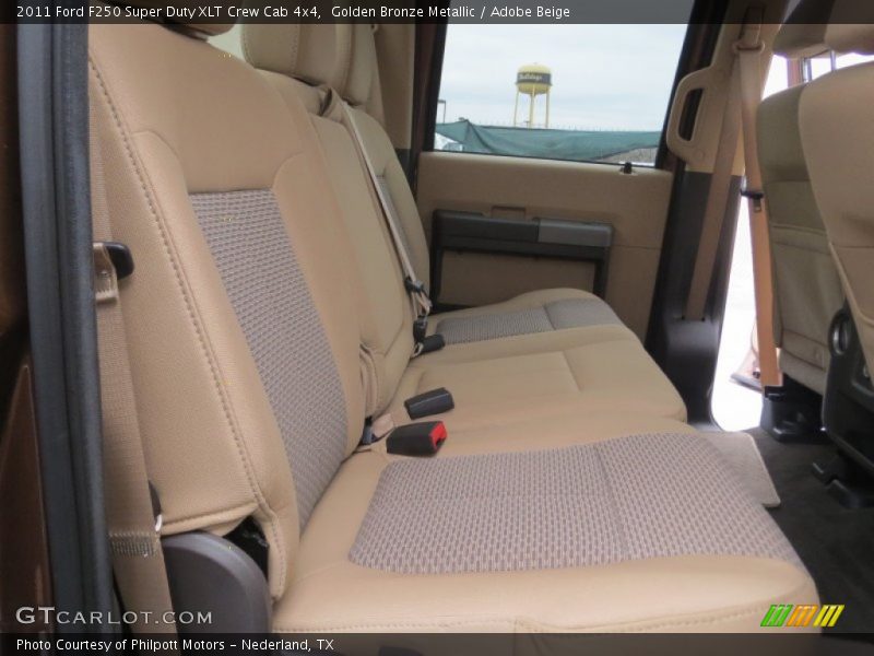 Golden Bronze Metallic / Adobe Beige 2011 Ford F250 Super Duty XLT Crew Cab 4x4