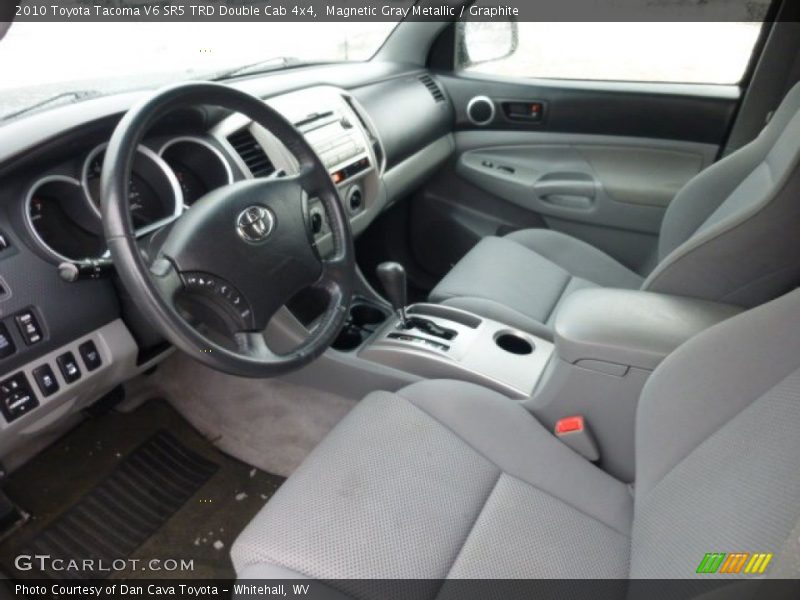 Magnetic Gray Metallic / Graphite 2010 Toyota Tacoma V6 SR5 TRD Double Cab 4x4