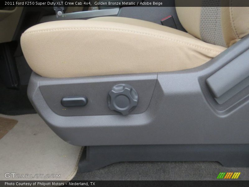 Golden Bronze Metallic / Adobe Beige 2011 Ford F250 Super Duty XLT Crew Cab 4x4