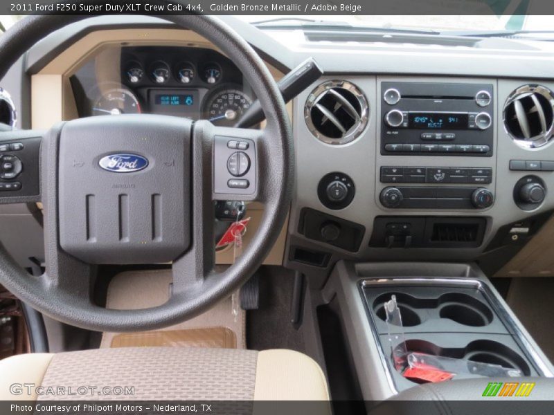Dashboard of 2011 F250 Super Duty XLT Crew Cab 4x4