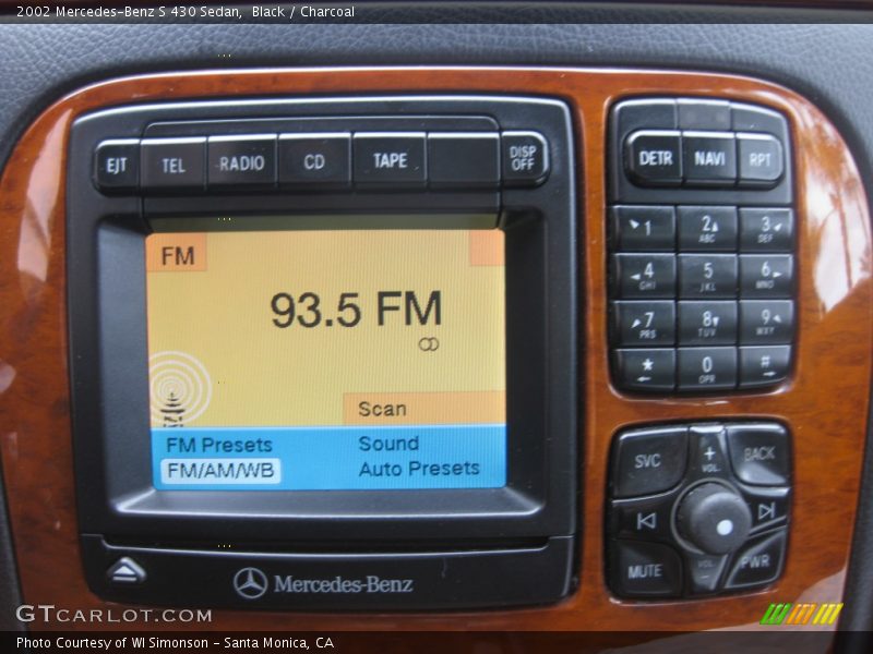 Black / Charcoal 2002 Mercedes-Benz S 430 Sedan