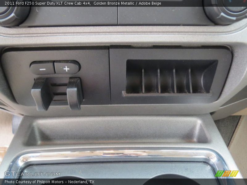 Golden Bronze Metallic / Adobe Beige 2011 Ford F250 Super Duty XLT Crew Cab 4x4