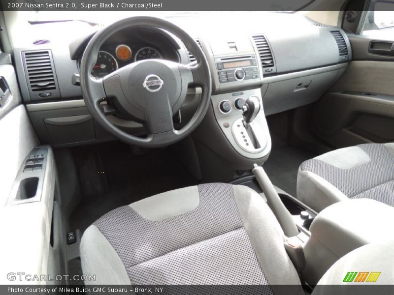 Super Black / Charcoal/Steel 2007 Nissan Sentra 2.0