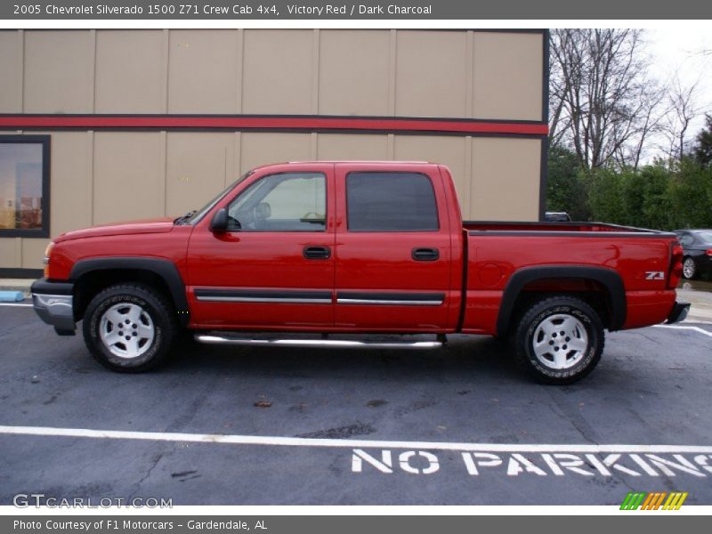 Victory Red / Dark Charcoal 2005 Chevrolet Silverado 1500 Z71 Crew Cab 4x4