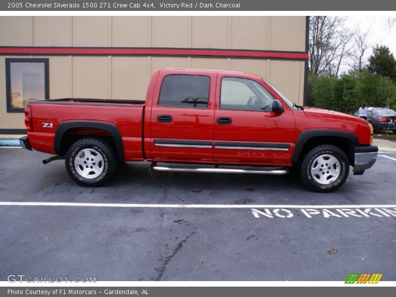 Victory Red / Dark Charcoal 2005 Chevrolet Silverado 1500 Z71 Crew Cab 4x4