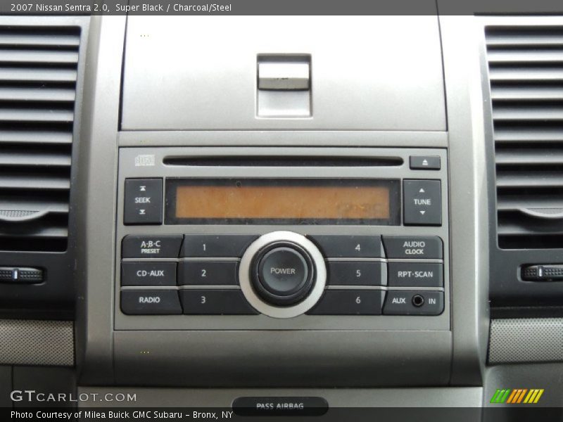 Super Black / Charcoal/Steel 2007 Nissan Sentra 2.0