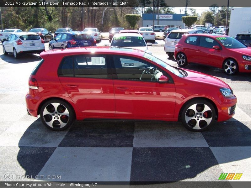Tornado Red / Interlagos Plaid Cloth 2012 Volkswagen GTI 4 Door
