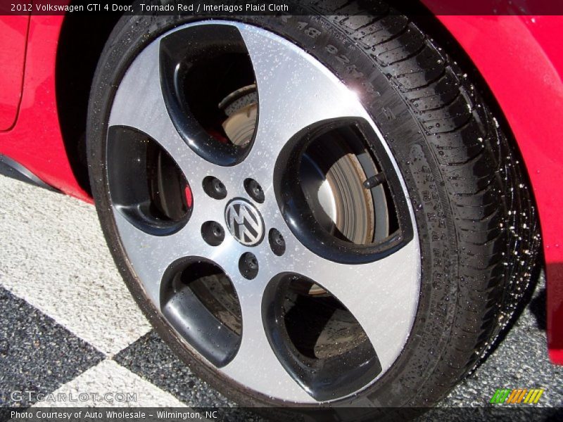 Tornado Red / Interlagos Plaid Cloth 2012 Volkswagen GTI 4 Door