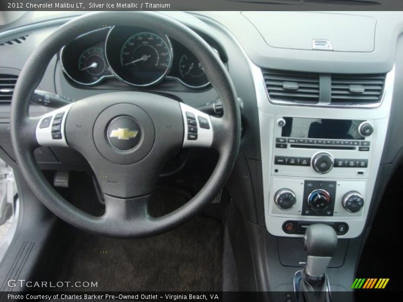 Silver Ice Metallic / Titanium 2012 Chevrolet Malibu LT