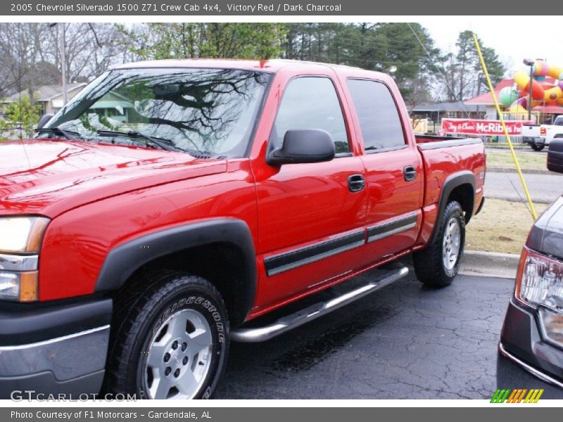 Victory Red / Dark Charcoal 2005 Chevrolet Silverado 1500 Z71 Crew Cab 4x4