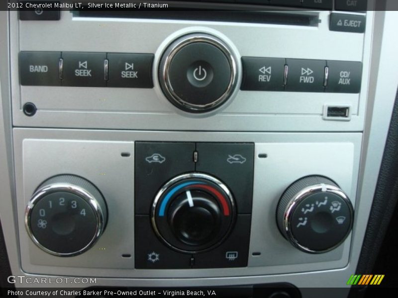 Silver Ice Metallic / Titanium 2012 Chevrolet Malibu LT