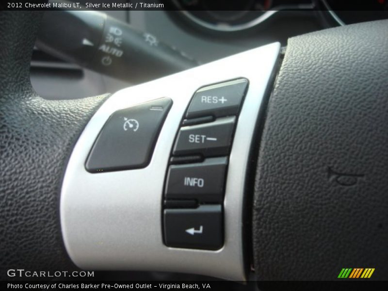 Silver Ice Metallic / Titanium 2012 Chevrolet Malibu LT