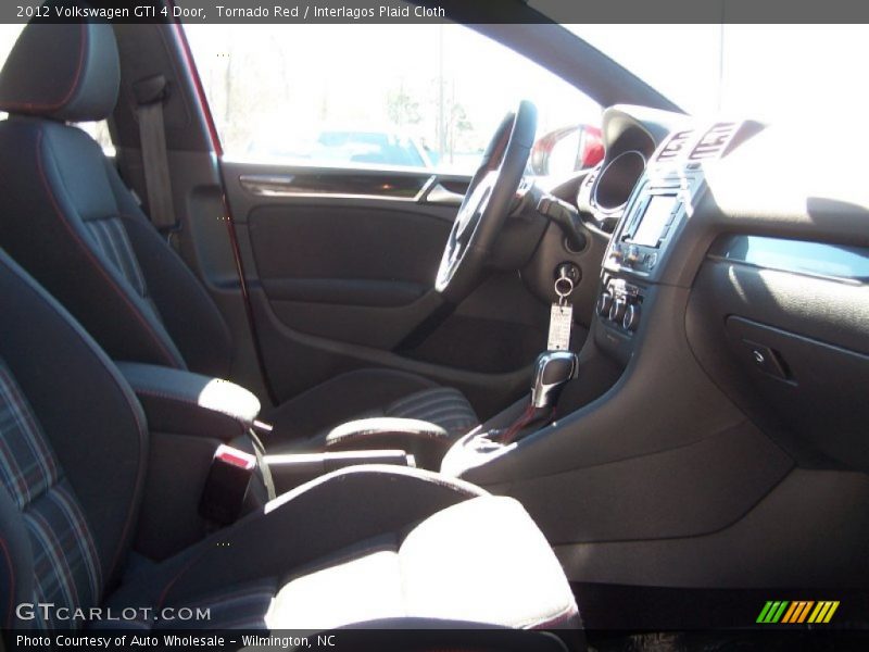 Tornado Red / Interlagos Plaid Cloth 2012 Volkswagen GTI 4 Door
