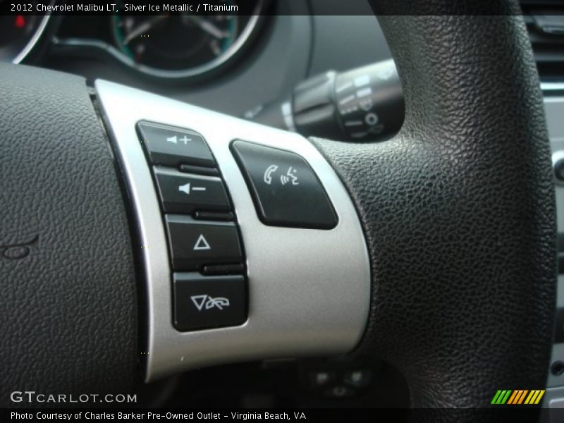 Silver Ice Metallic / Titanium 2012 Chevrolet Malibu LT