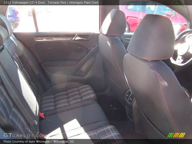 Tornado Red / Interlagos Plaid Cloth 2012 Volkswagen GTI 4 Door