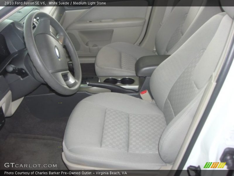 White Suede / Medium Light Stone 2010 Ford Fusion SE V6
