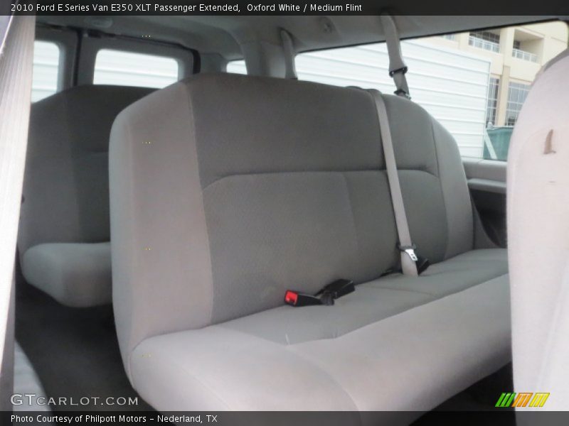 Oxford White / Medium Flint 2010 Ford E Series Van E350 XLT Passenger Extended