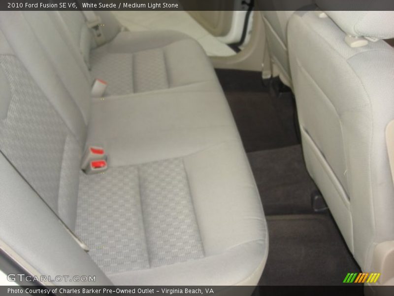 White Suede / Medium Light Stone 2010 Ford Fusion SE V6