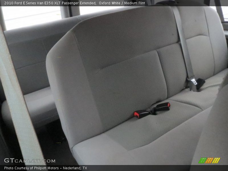 Oxford White / Medium Flint 2010 Ford E Series Van E350 XLT Passenger Extended