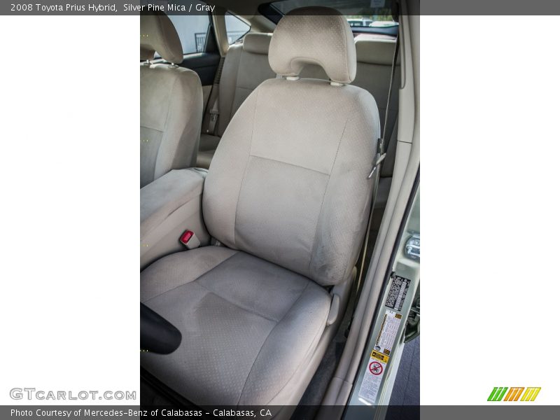 Front Seat of 2008 Prius Hybrid