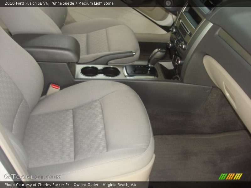 White Suede / Medium Light Stone 2010 Ford Fusion SE V6