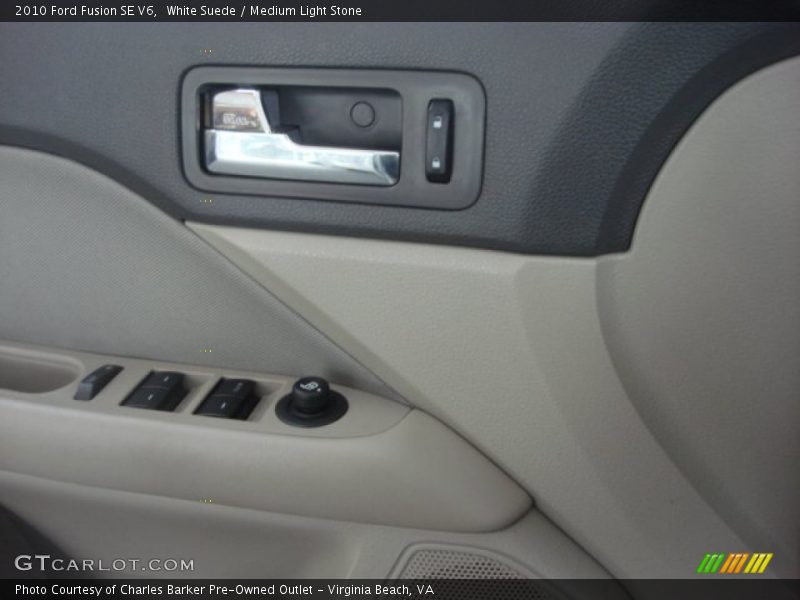 White Suede / Medium Light Stone 2010 Ford Fusion SE V6