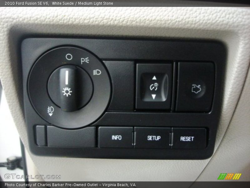 White Suede / Medium Light Stone 2010 Ford Fusion SE V6